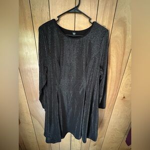 SHEIN Black Long Sleeve Dress